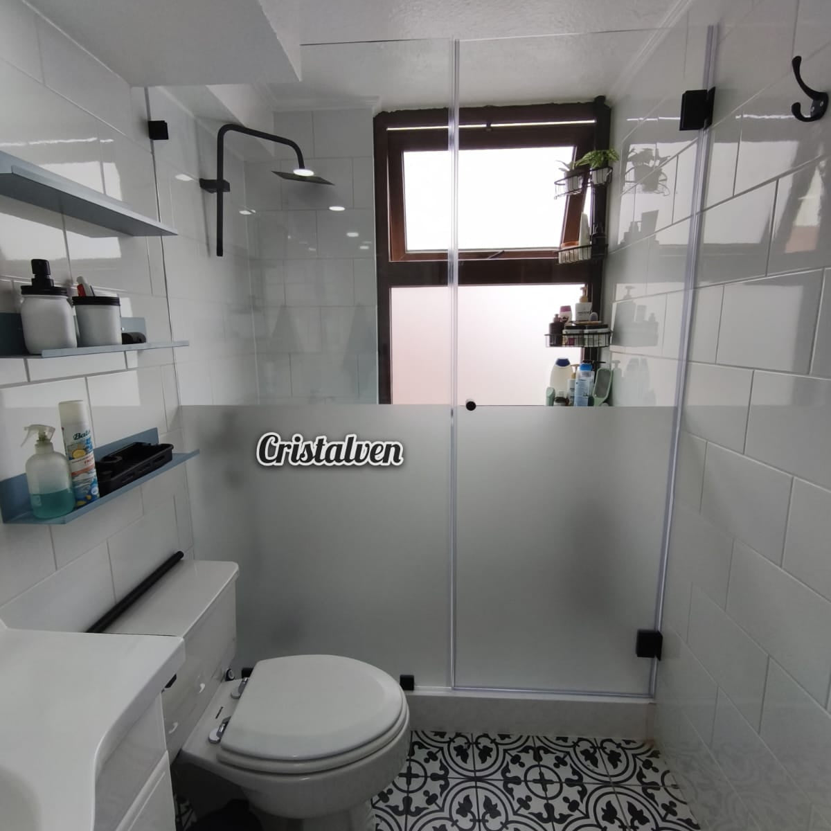SHOWER DOOR VIDRIO PUERTA ABATIBLE