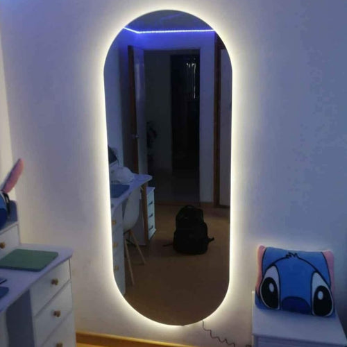 ESPEJO LED OVALADO