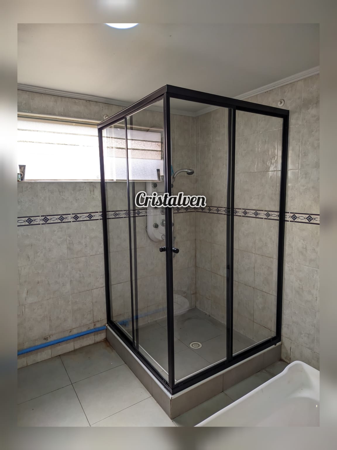 SHOWER DOOR L VIDRIO LAMINADO